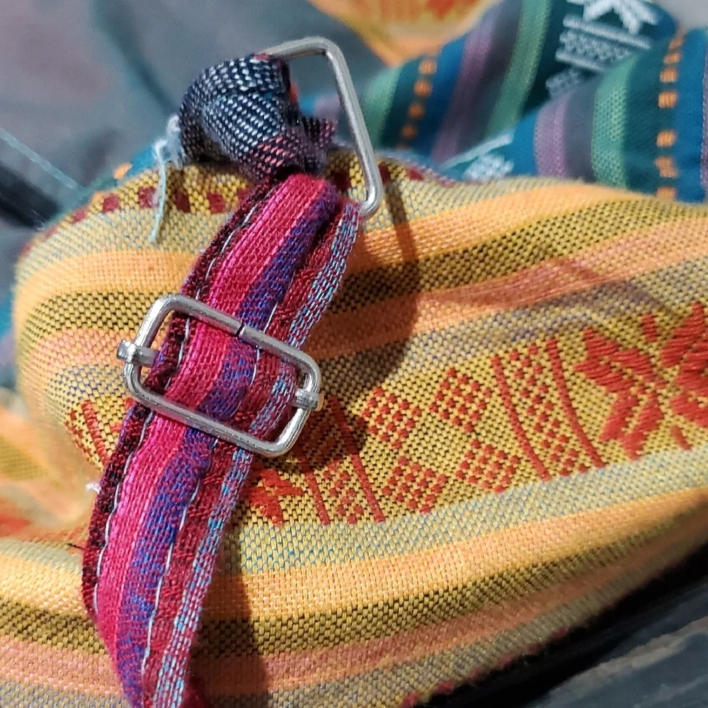 Colorful Bunny Rabbit Backpack Artisan Handmade Sustainable Mission Rafi Nova
